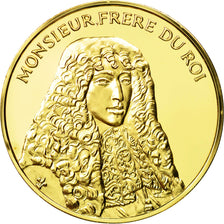 Francja, Medal, Monsieur, Frère du Roi, Undated, MS(63), Vermeil