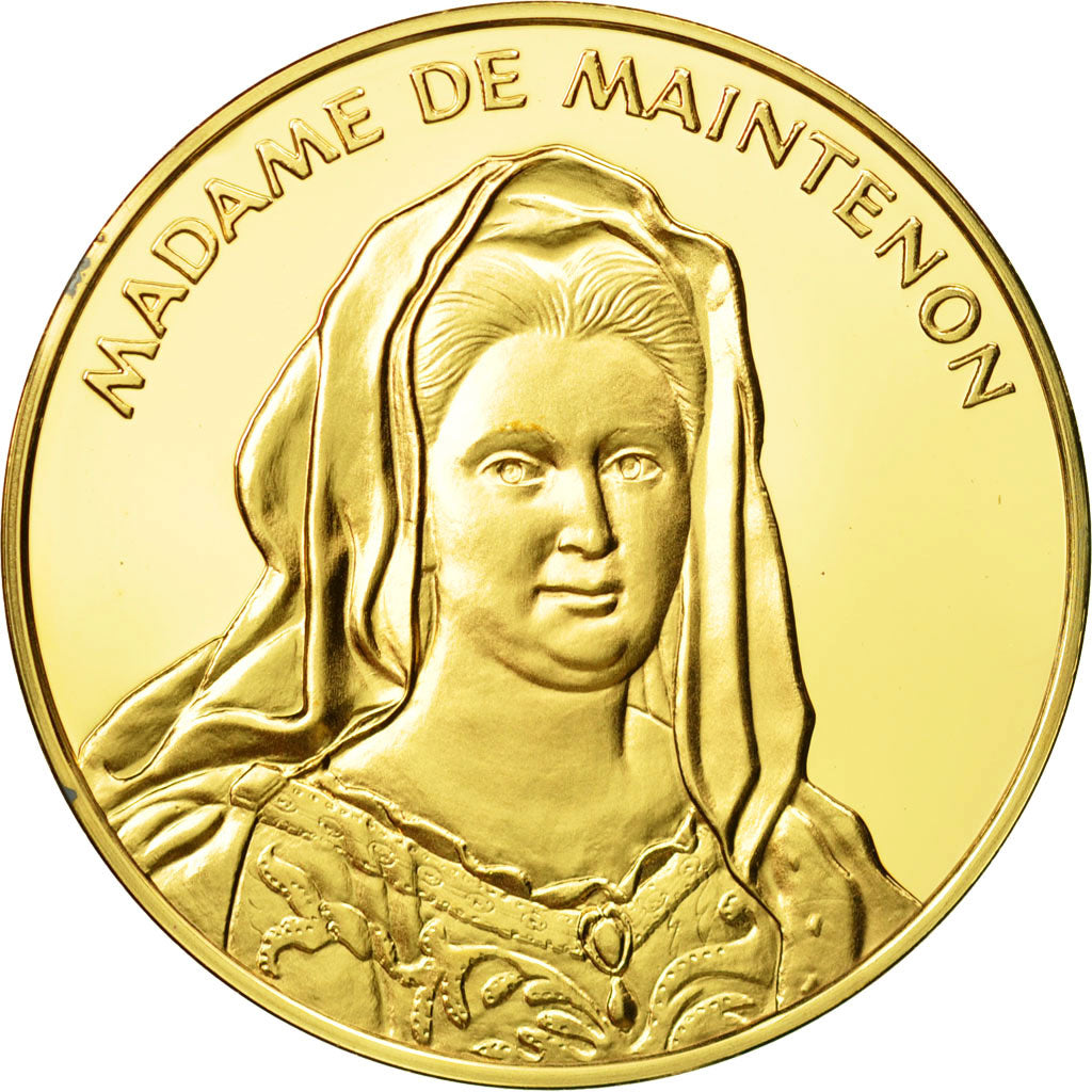 France, Medal, Madame de Maintenon, Undated, SPL, Vermeil