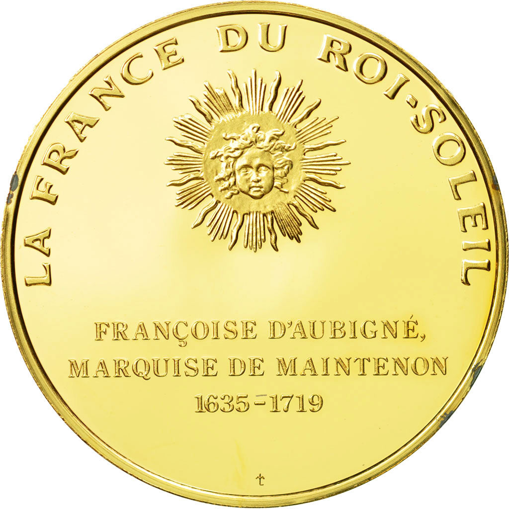 France, Medal, Madame de Maintenon, Undated, SPL, Vermeil