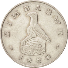 Moneta, Zimbabwe, 50 Cents, 1980, BB, Rame-nichel, KM:5