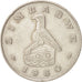 Moneta, Zimbabwe, 50 Cents, 1980, BB, Rame-nichel, KM:5
