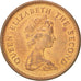 Isole Falkland, Elizabeth II, 1/2 Penny, 1974, SPL, Bronzo, KM:1