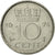 Coin, Netherlands, Juliana, 10 Cents, 1974, MS(60-62), Nickel, KM:182