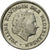 Coin, Netherlands, Juliana, 10 Cents, 1971, MS(60-62), Nickel, KM:182