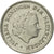 Coin, Netherlands, Juliana, 10 Cents, 1969, MS(60-62), Nickel, KM:182