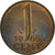 Coin, Netherlands, Juliana, Cent, 1966, AU(55-58), Bronze, KM:180