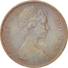 Moneda, Fiji, Elizabeth II, Cent, 1976, SC, Bronce, KM:27