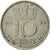 Moneta, Holandia, Juliana, 10 Cents, 1959, AU(55-58), Nikiel, KM:182
