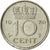Moneta, Holandia, Juliana, 10 Cents, 1979, AU(55-58), Nikiel, KM:182
