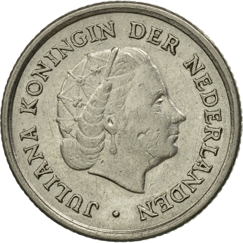 Monnaie, Pays-Bas, Juliana, 10 Cents, 1961, SUP, Nickel, KM:182