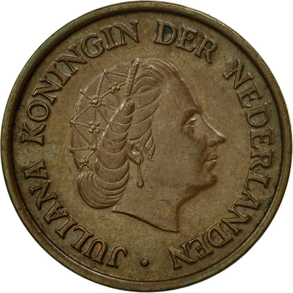 Monnaie, Pays-Bas, Juliana, 5 Cents, 1957, TTB+, Bronze, KM:181