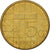 Moneda, Países Bajos, Beatrix, 5 Cents, 1989, MBC+, Bronce, KM:202
