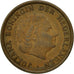 Coin, Netherlands, Juliana, Cent, 1972, AU(50-53), Bronze, KM:180