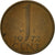 Moneta, Holandia, Juliana, Cent, 1972, AU(50-53), Bronze, KM:180