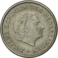 Coin, Netherlands, Juliana, 10 Cents, 1950, EF(40-45), Nickel, KM:182