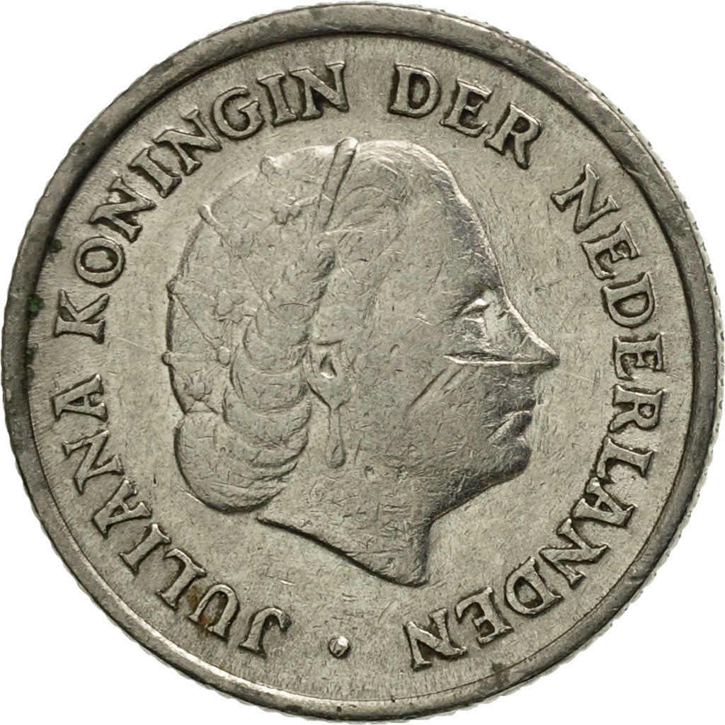 Monnaie, Pays-Bas, Juliana, 10 Cents, 1951, TTB, Nickel, KM:182