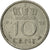 Moneta, Holandia, Juliana, 10 Cents, 1951, EF(40-45), Nikiel, KM:182