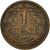 Coin, Netherlands, Wilhelmina I, Cent, 1928, EF(40-45), Bronze, KM:152
