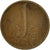 Monnaie, Pays-Bas, Juliana, Cent, 1962, TTB, Bronze, KM:180