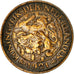 Coin, Netherlands, Wilhelmina I, Cent, 1921, EF(40-45), Bronze, KM:152