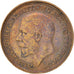 GREAT BRITAIN, Farthing, 1929, KM #825, AU(50-53), Bronze, 20