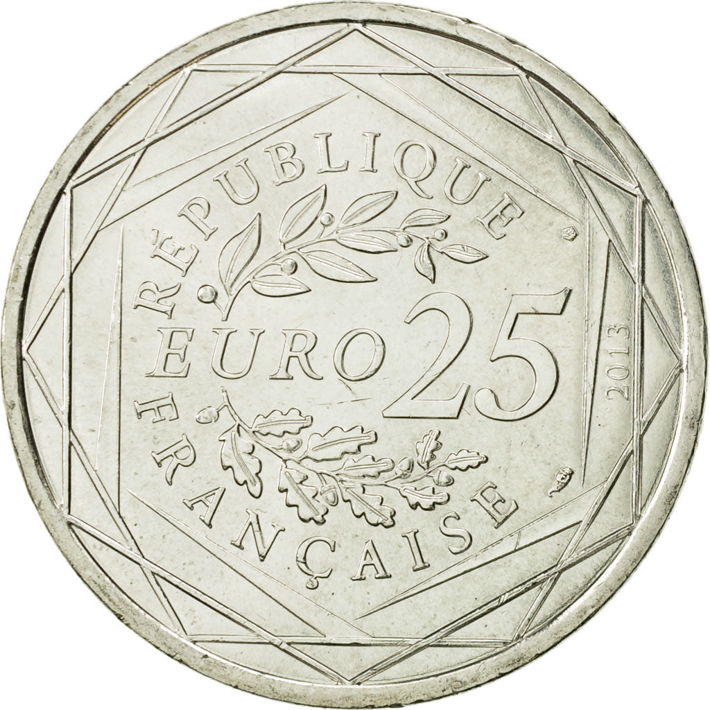 Moneta, Francia, 25 Euro, Respect, 2013, SPL, Argento