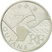 France, 10 Euro, Guyane, 2010, MS(63), Silver, KM:1654