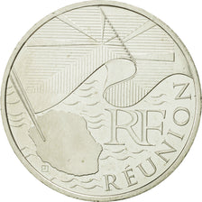 France, 10 Euro, Réunion, 2010, MS(63), Silver, KM:1669