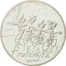 Coin, France, 10 Euro, Fraternité Hiver Sempé, 2014, MS(63), Silver
