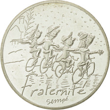 Coin, France, 10 Euro, Fraternité Hiver Sempé, 2014, MS(63), Silver
