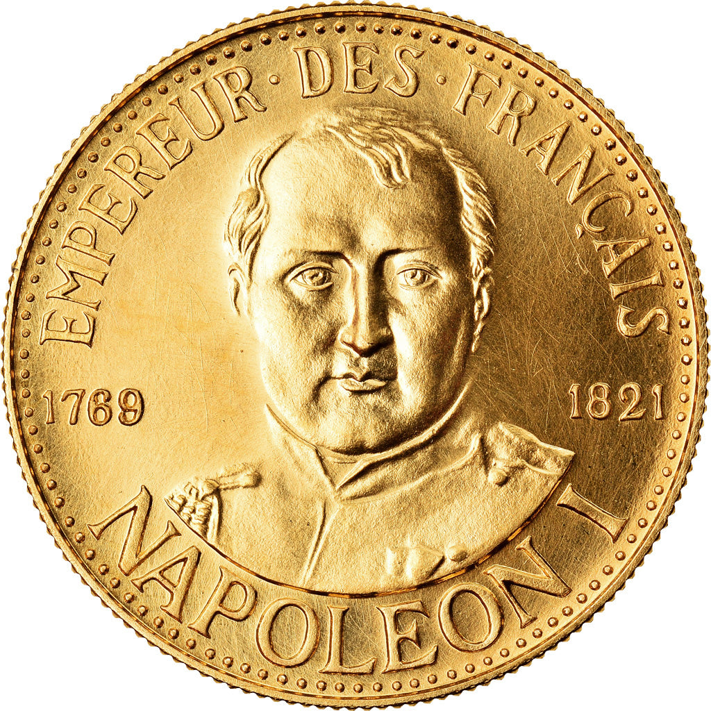 France, Médaille, Napoléon Ier, Empereur, History, 1980, FDC, Or