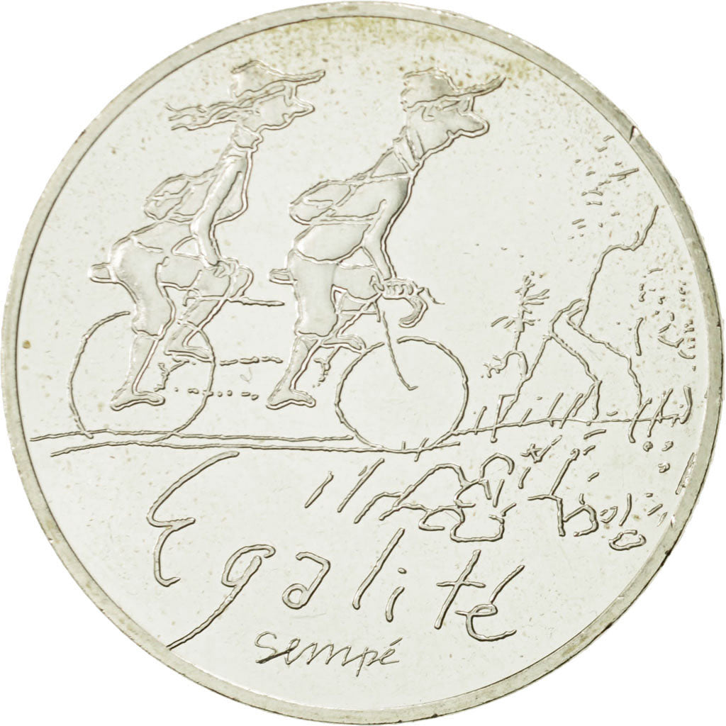 Coin, France, 10 Euro, Egalité Printemps Sempé, 2014, MS(63), Silver