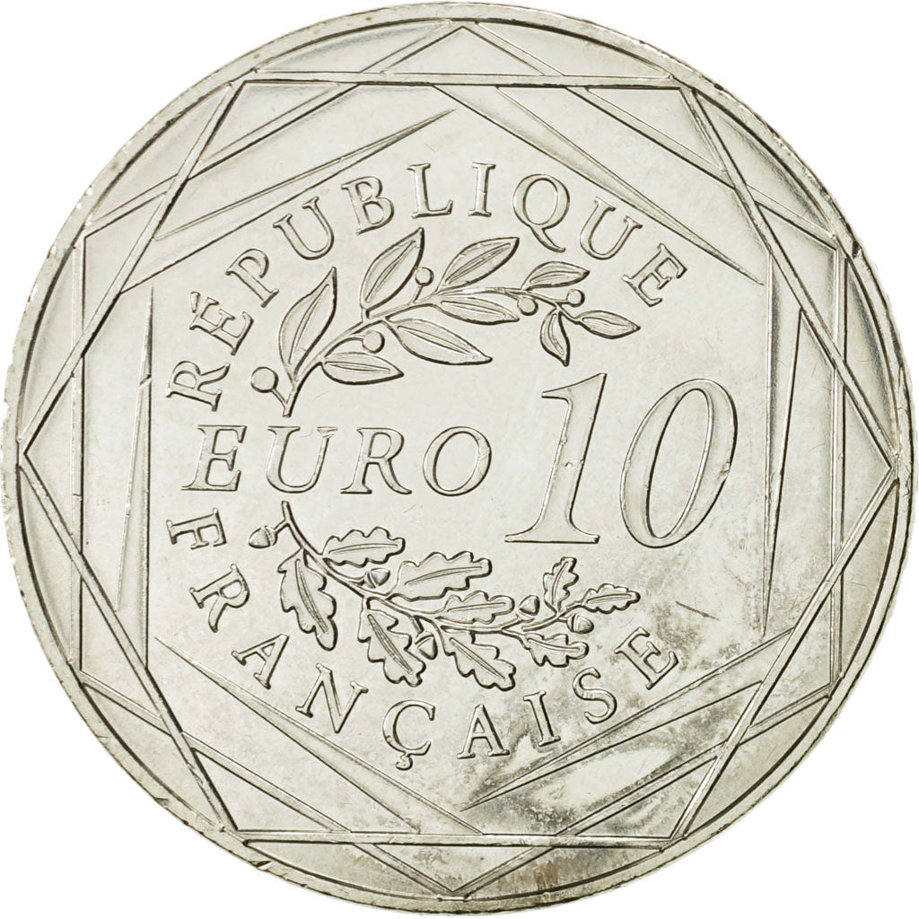 Coin, France, 10 Euro, Coq, 2014, MS(63), Silver