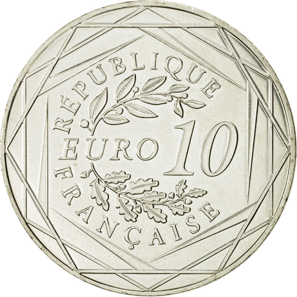 Coin, France, 10 Euro, Coq, 2015, MS(63), Silver