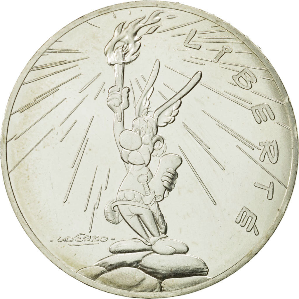 Monnaie, France, 10 Euro, Liberté Astérix Flamme, 2015, SPL, Argent