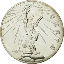 Coin, France, 10 Euro, Liberté Astérix Flamme, 2015, MS(63), Silver