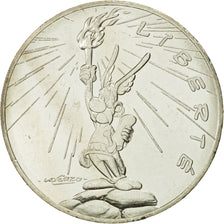 France, 10 Euro, Liberté Astérix Flamme, 2015, MS(63), Silver