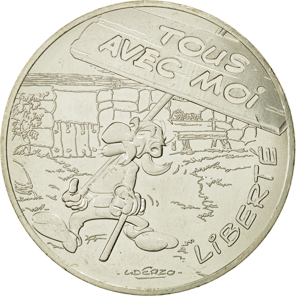 Coin, France, 10 Euro, Liberté Agecanonix, 2015, MS(63), Silver