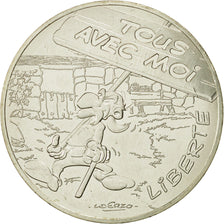 Coin, France, 10 Euro, Liberté Agecanonix, 2015, MS(63), Silver