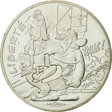 Moneta, Francia, 10 Euro, Liberté Obélix chez les Bretons, 2015, SPL, Argento