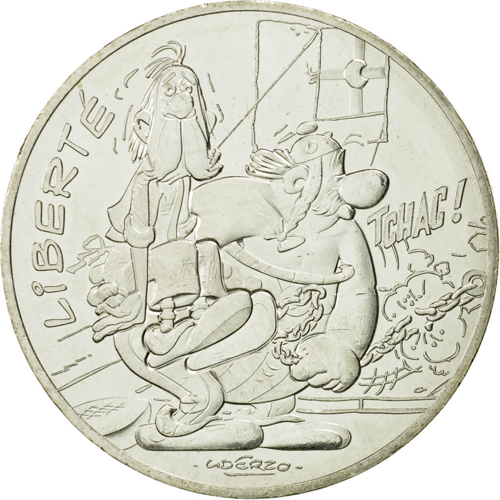 Monnaie, France, 10 Euro, Liberté Obélix chez les Bretons, 2015, SPL, Argent