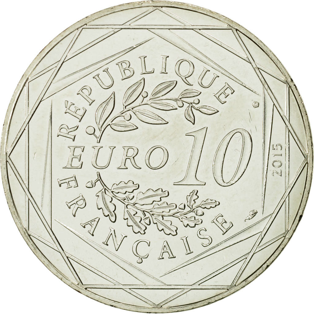 Monnaie, France, 10 Euro, Liberté Obélix chez les Bretons, 2015, SPL, Argent