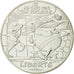 Coin, France, 10 Euro, Liberté, Obélix, Bonemine, 2015, MS(63), Silver