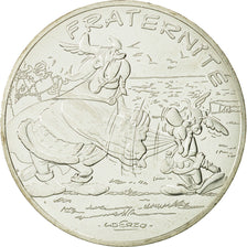 Coin, France, 10 Euro, Fraternité, Astérix, Olaf, 2015, MS(63), Silver