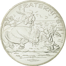 Coin, France, 10 Euro, Fraternité, Astérix, Olaf, 2015, MS(63), Silver
