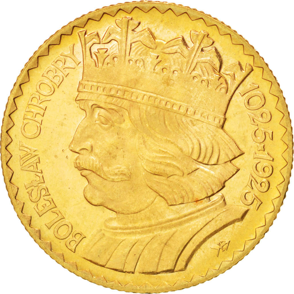 Polonia, 10 Zlotych, 1925, Warsaw, SPL, Oro, KM:32