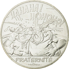 Monnaie, France, 10 Euro, Fraternité, Abraracourcix, 2015, SPL, Argent