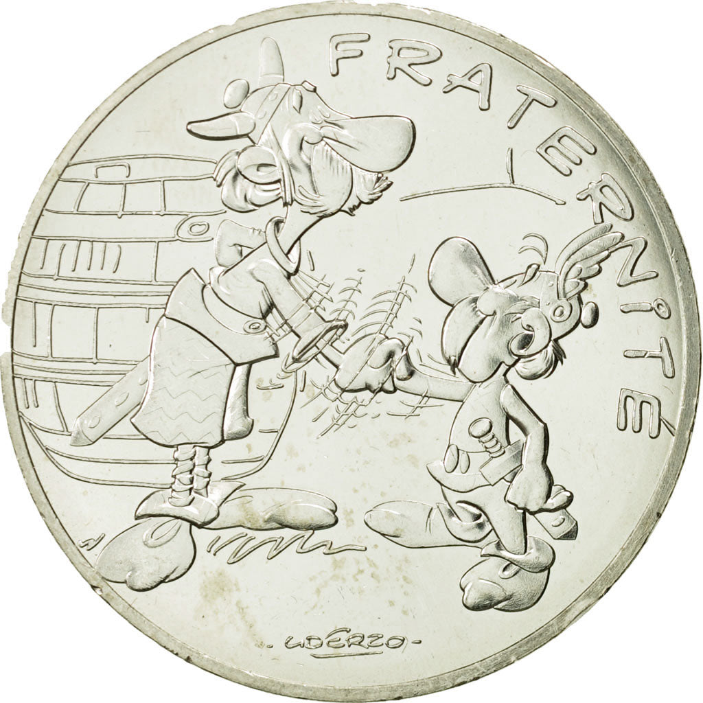 Münze, Frankreich, 10 Euro, Fraternité, Astérix chez les Bretons, 2015, UNZ