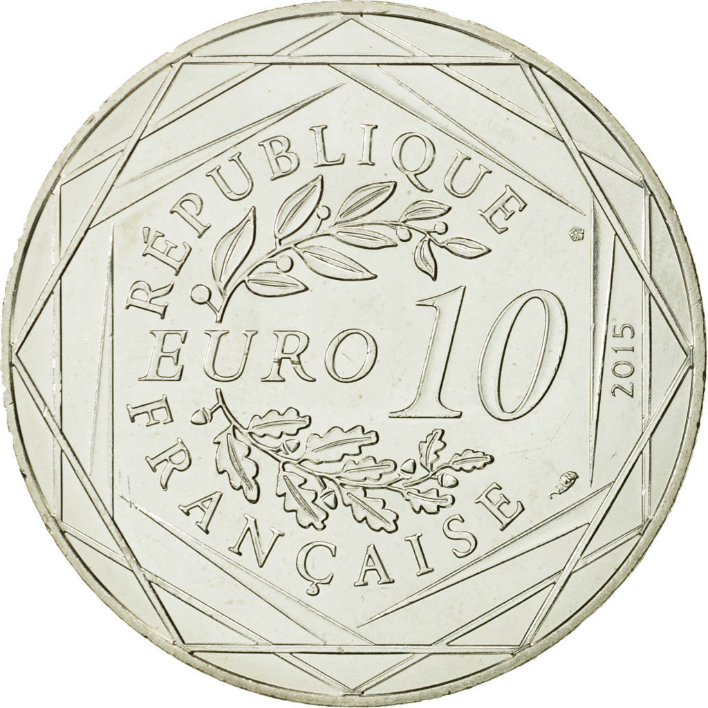 Münze, Frankreich, 10 Euro, Fraternité, Astérix chez les Bretons, 2015, UNZ