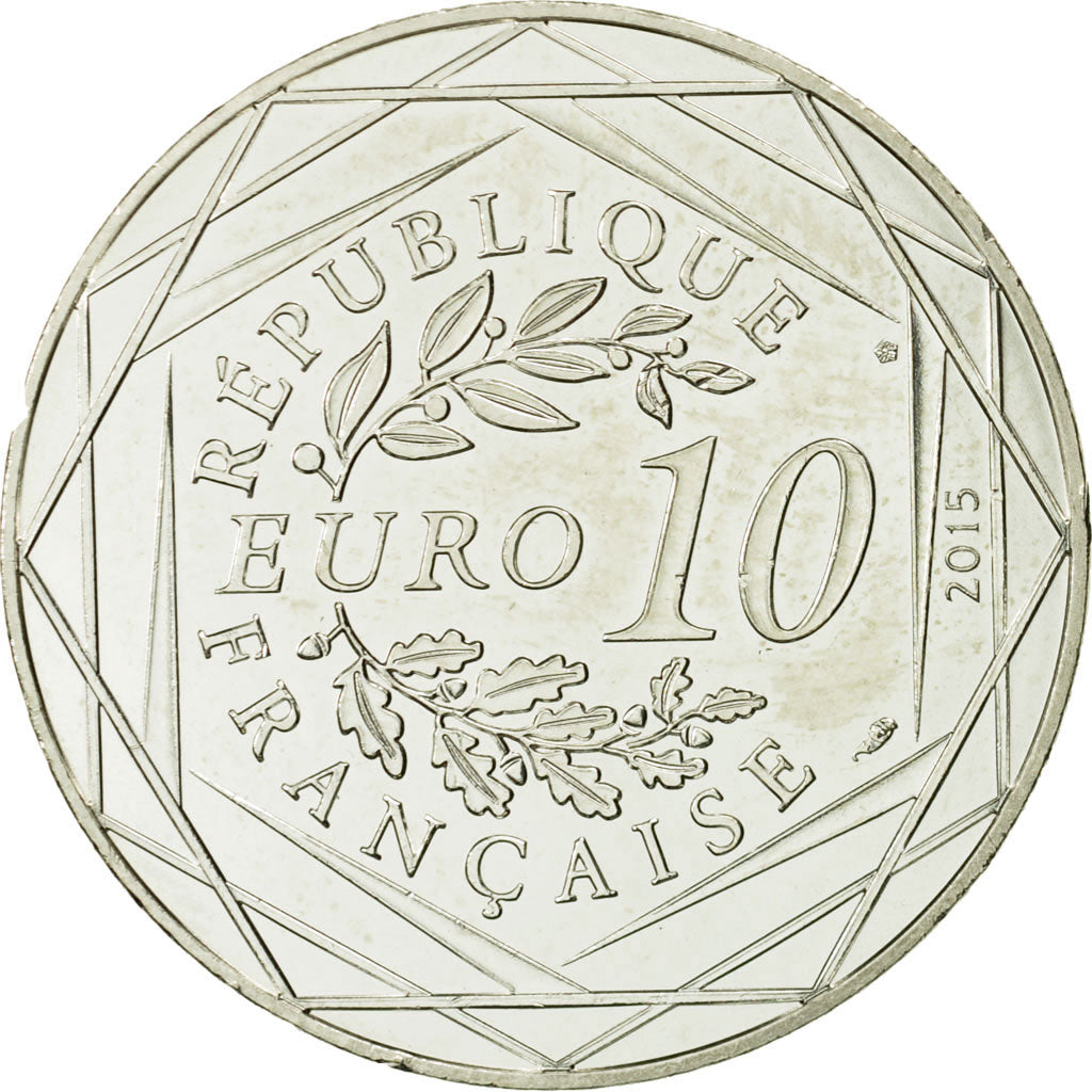 Monnaie, France, 10 Euro, Fraternité, Astérix chez les Bretons, 2015, SPL